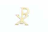 Chi-Rho Monogram Large Gold