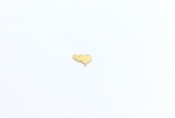 Double heart small Gold
