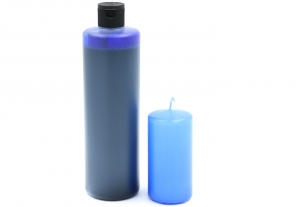Wachsfarbe Flüssig 500 ml Blau