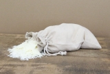 100% Soy Wax Flakes in Linen Bag 1 kg